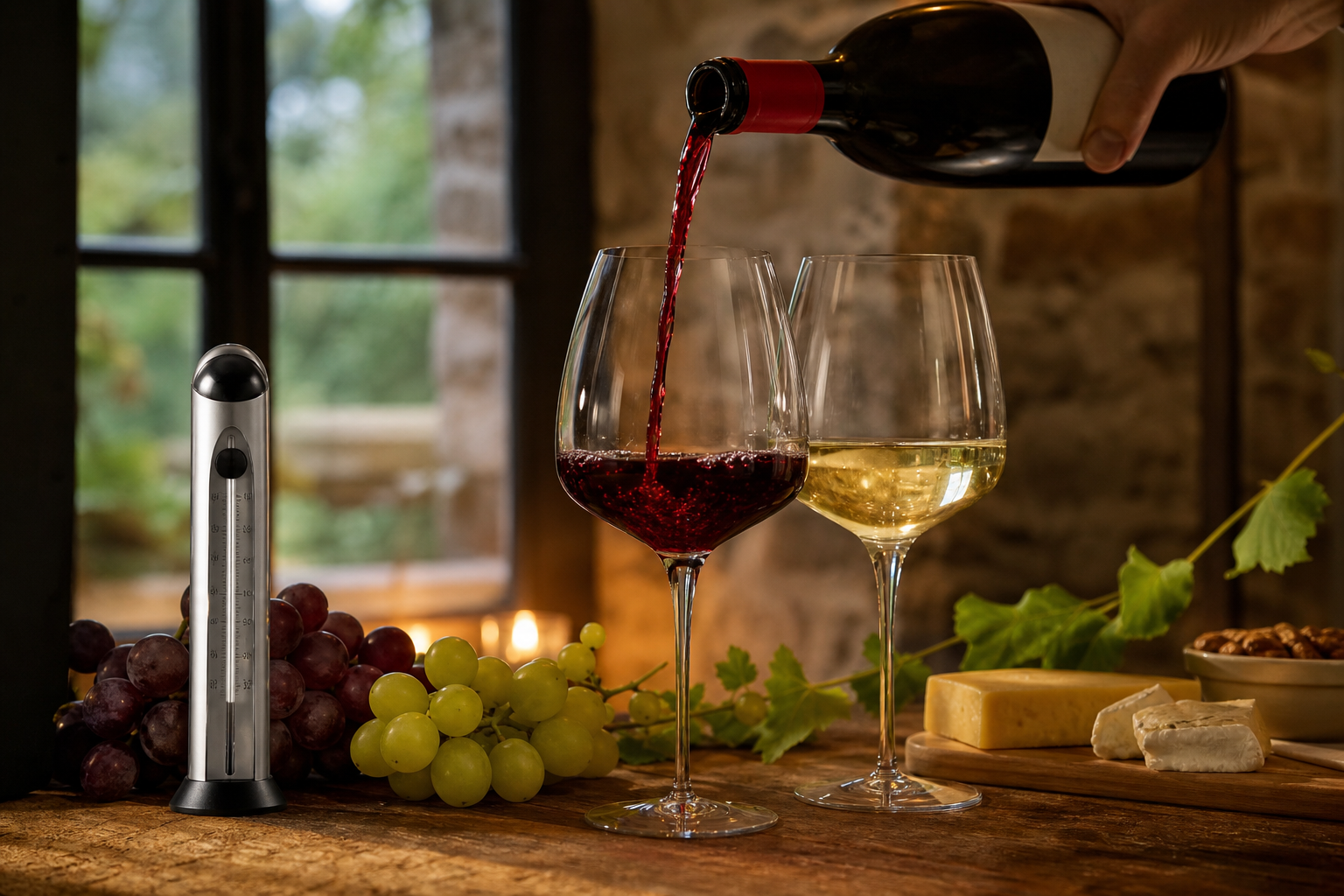 Die richtige Serviertemperatur je Weinsorte